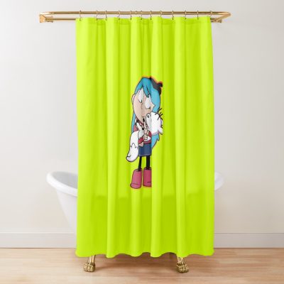 Copy Of Cute Hilda Netflix 007 Hilda And Twig Birthday Gift Cute Best Salling Shower Curtain