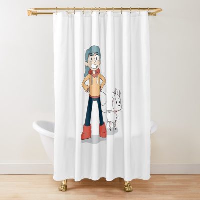 Hilda And Twig Shower Curtain
