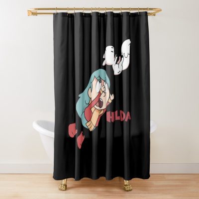 Hilda With Cat Shower Curtain