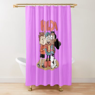 Hilda Hilda Netflix Hilda Woodman Cute Cartoon Shower Curtain