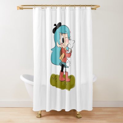 Netflix Hilda Hilda Twig Hildanetflix Hilda Netflix Hilda Twig Cartoon Kids Show Hilda Twig Sleeping Twig Hildatwignetflix Shower Curtain
