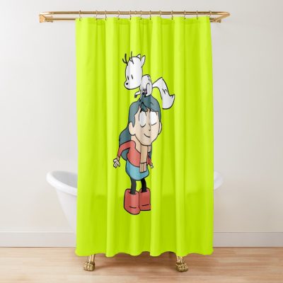 Cute Hilda Netflix 007 Hilda And Twig Birthday Gift Cute Best Salling Shower Curtain