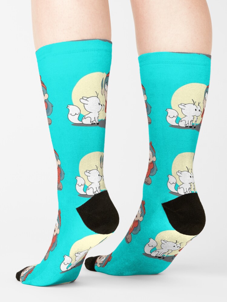 Go Hilda Netflix 003 Hilda And Twig Cartoon Kids Show Socks - Image 2