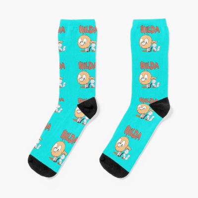 Cute Hilda Netflix 007 Hilda Mayor And Cat Birthday Gift Cute Best Salling Socks