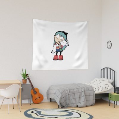 Hilda Netflix Hugging Cute Deerfox Tapestry