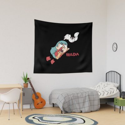 Hilda With Cat Tapestry
