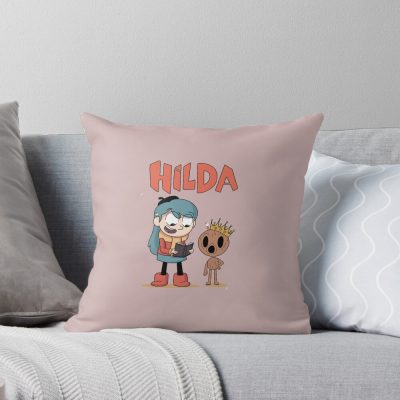 Hilda Hilda Netflix Hilda Woodman Cute Cartoon Throw Pillow
