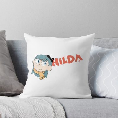 Funny Hilda Throw Pillow